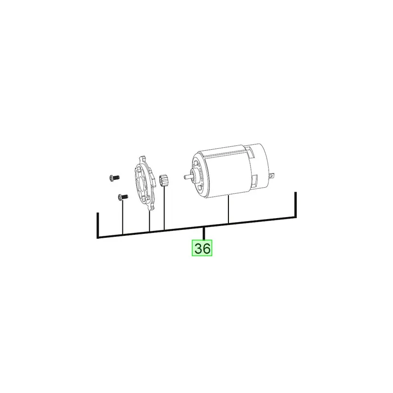 Milwaukee Moteur électrique 12V M12BPD-0 (4931435982)