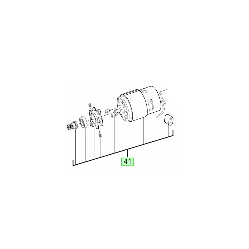 Milwaukee 4931435491 Moteur M12H0