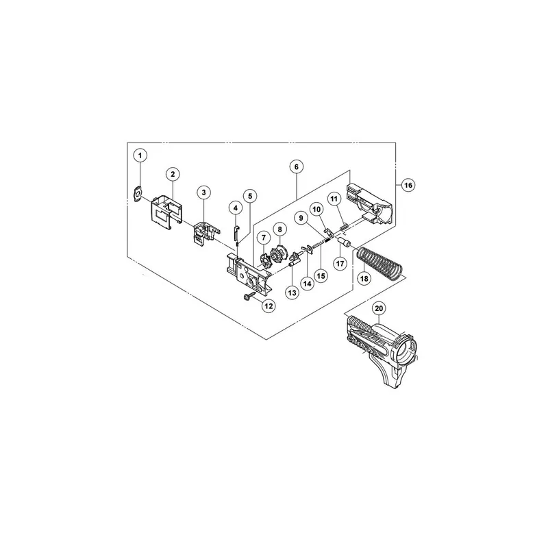 Hitachi 328497 Nez Complet Visseuse W4YD, WF14DSL, WF18DSL