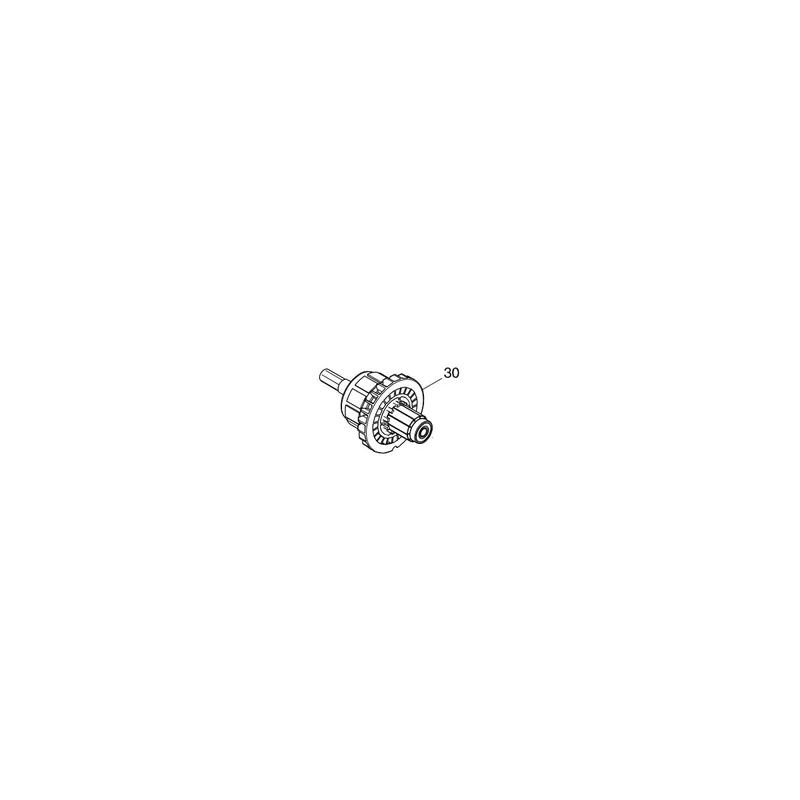 Makita 619377-8 Induit pour visseuse à choc sans fil DTD152, XDT11R