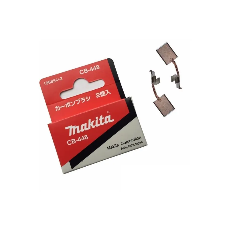 Makita 196854-2 Paire de Charbons CB448 pour BDA340, BDA341, BDA350, BDA351, BDF440, BDF441, BDF442, BDF444
