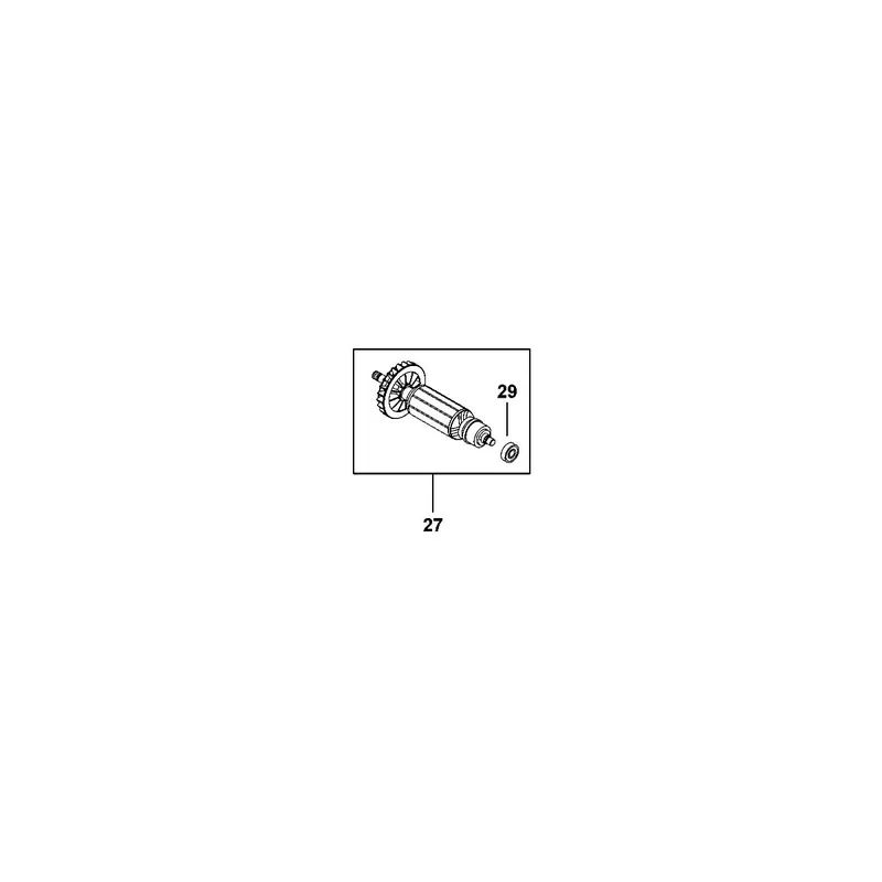 B&D 1004525-26 Induit de Meuleuse FME821, FME822, KG750, KG751, KG752