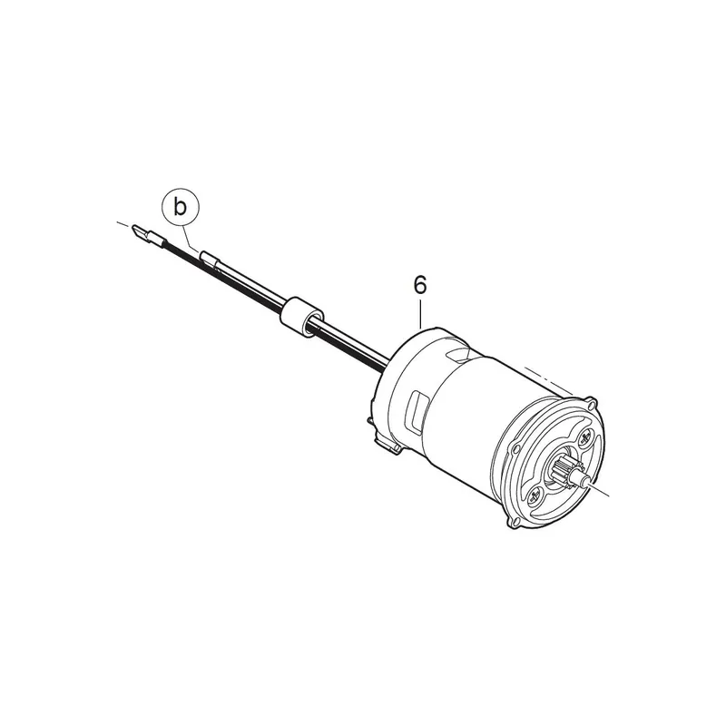 Milwaukee 4931433493 Moteur 14.4V PLD14.4X