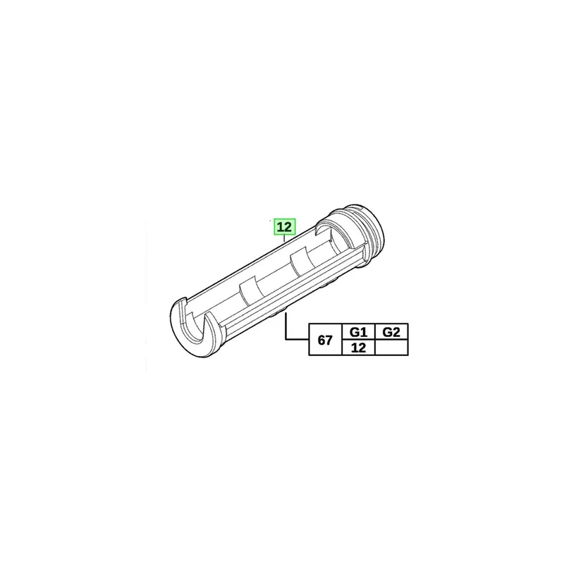 Milwaukee 201927001 Appui de Cartouche