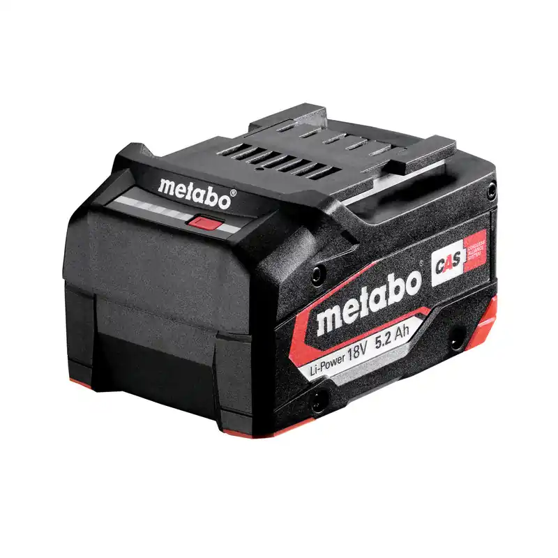 Metabo Batterie 18V 5.2Ah Li-ion Li-power avec témoin de charge (625028000)