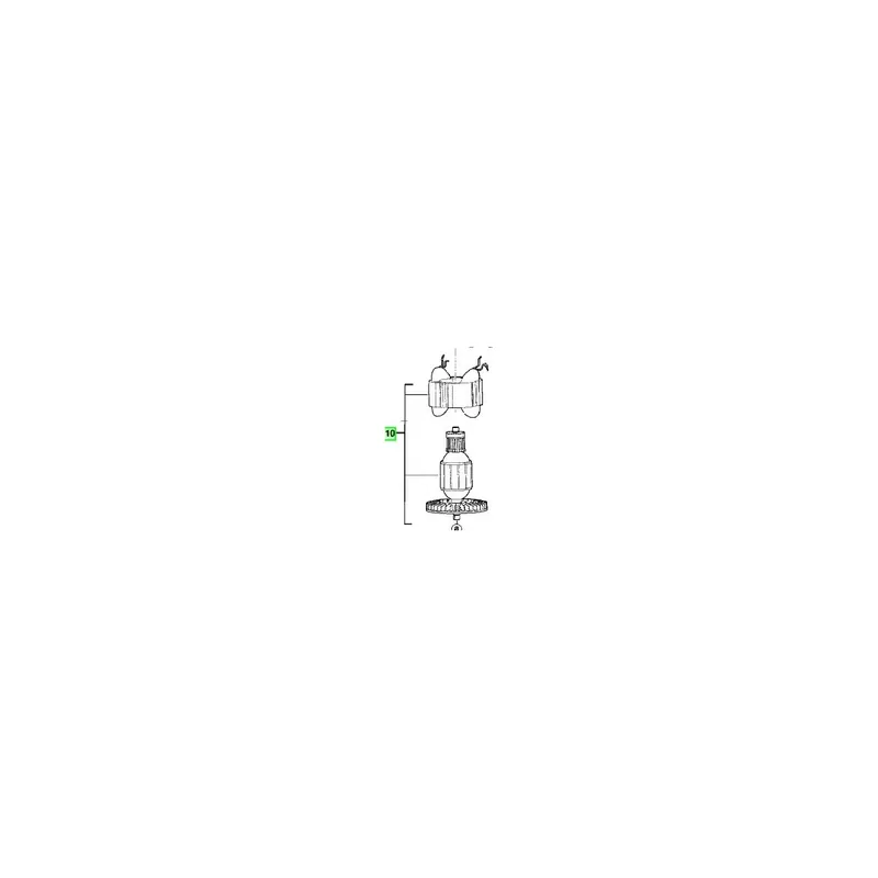 AEG 001281001 Ensemble Moteur pour Ponceuse excentrique EX150E, EX150ED, EX150ES