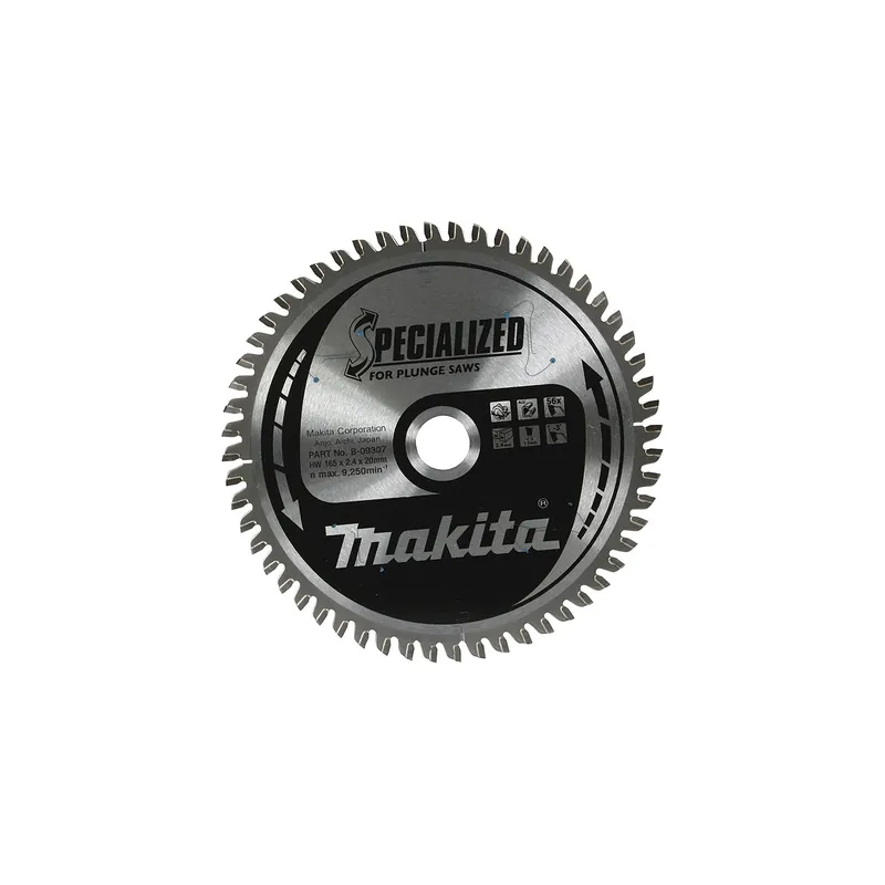 Makita Lame Carbure ALU ø165x20x2.2mm 56dts Scie Plongeantes (B-33021)