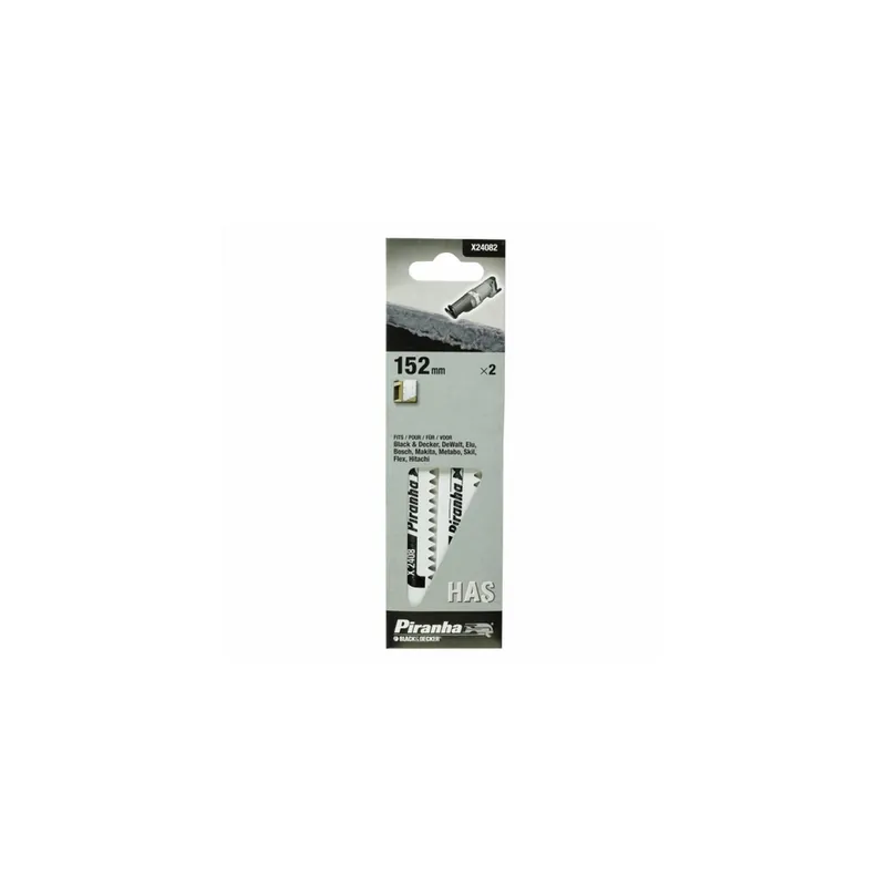 Piranha X22132 Lame de Scie-Sabre 152mm Mètal (x2)