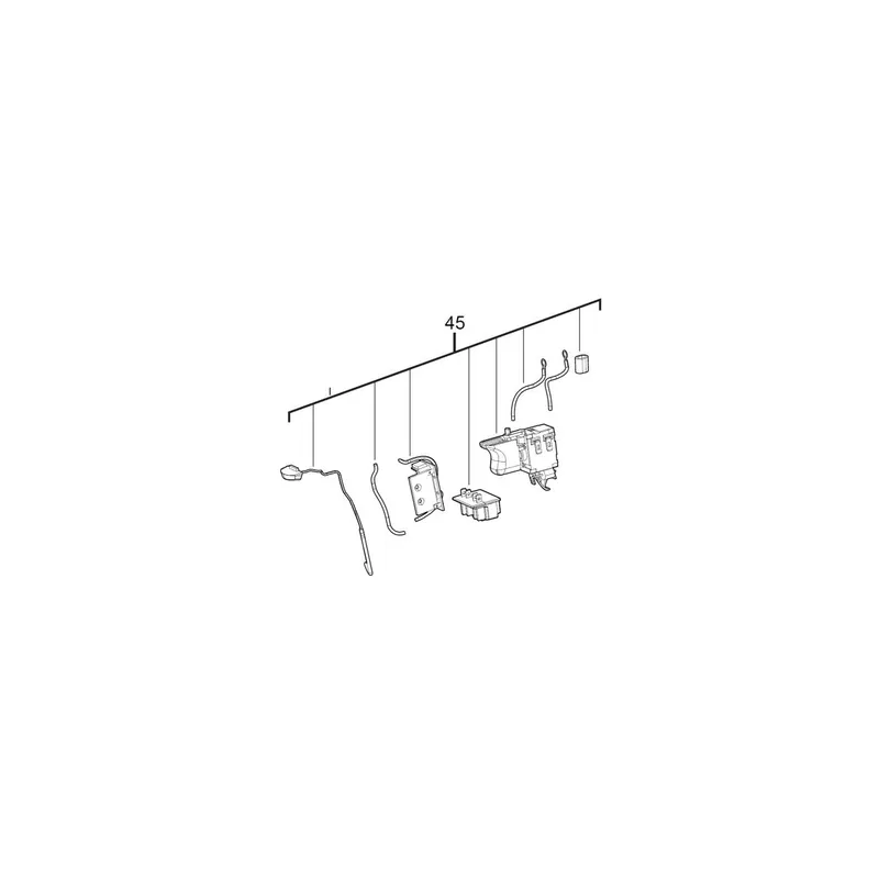 Milwaukee 4931436142 Interrupteur M18BPD et M18BDD