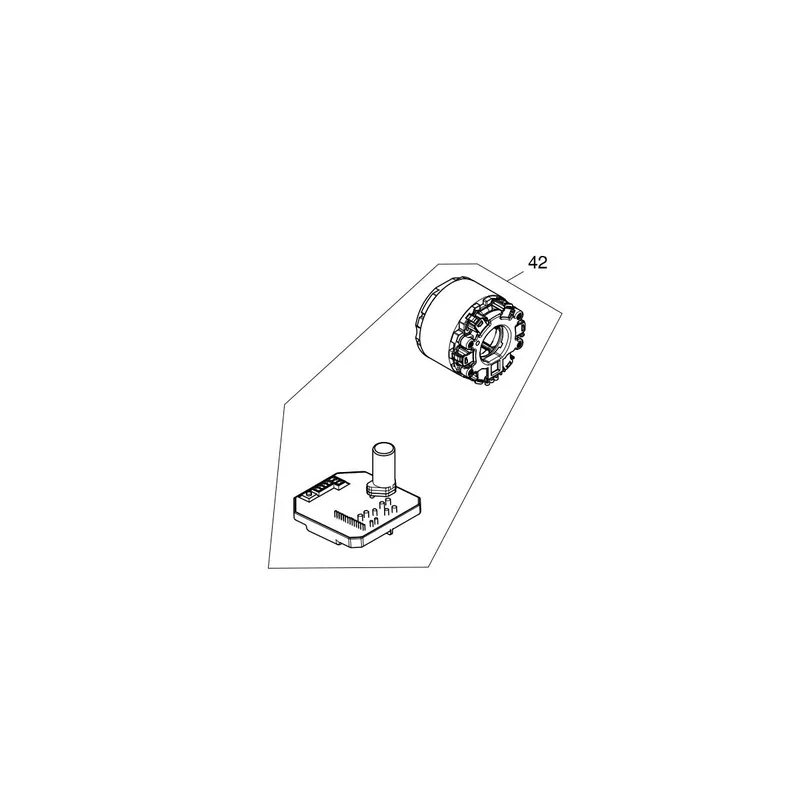 Makita 629170-2 Stator complet Boulonneuse DTW1001, DTW1002, DTW800