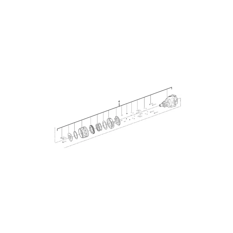 Milwaukee 4931436140 Carter d‘engrenage pour perceuse M18BPD