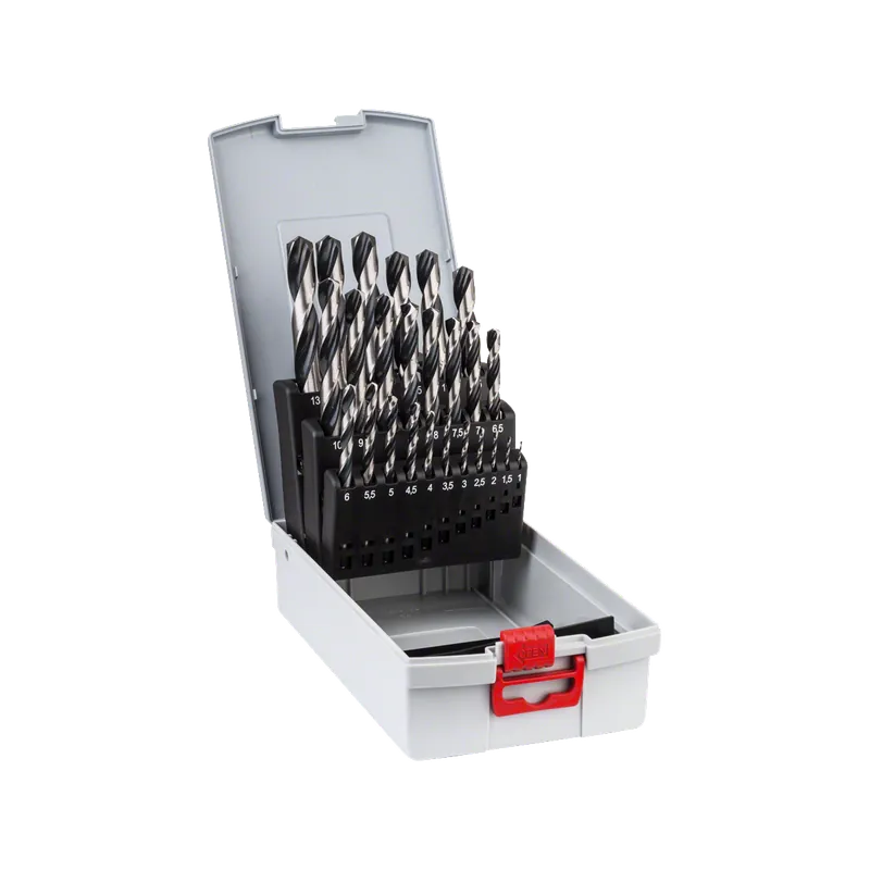 Bosch Coffret de 25 Forets à métaux Point TeQ ø1 à 13mm (2608577352)