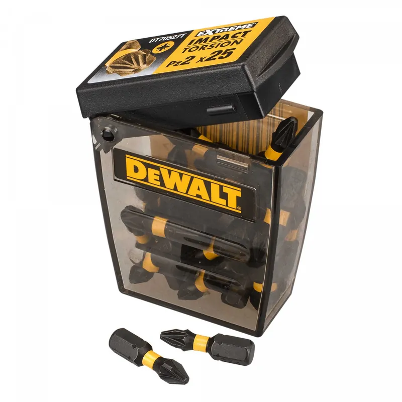 Dewalt x25 Embouts PZ2 de Vissage Impact Torsion Extreme 25mm (DT70556T)