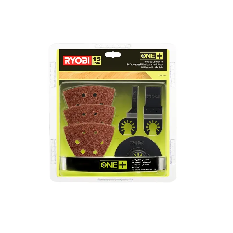 Ryobi Set d‘accessoires Multitool pour le travail du Bois (5132002809)