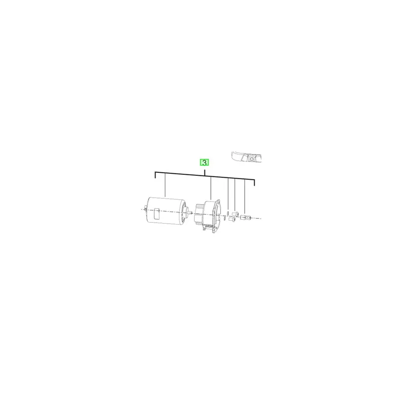 AEG 4931466630 Moteur 18V Boulonneuse BSS18C12Z