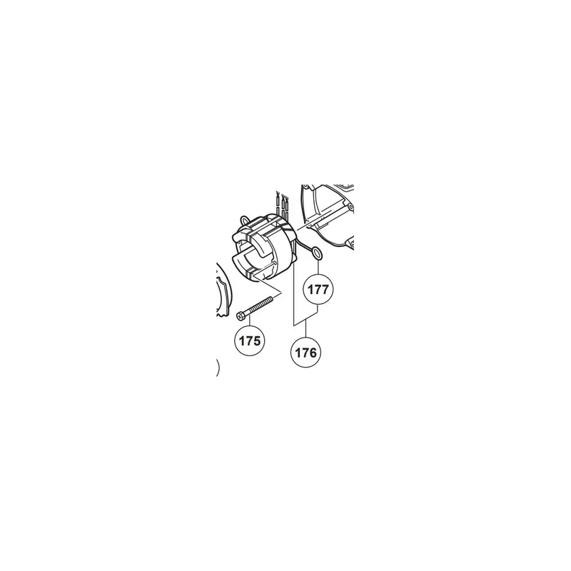 Hitachi 340687E Inducteur Scie C10FCH2, C10FCE2