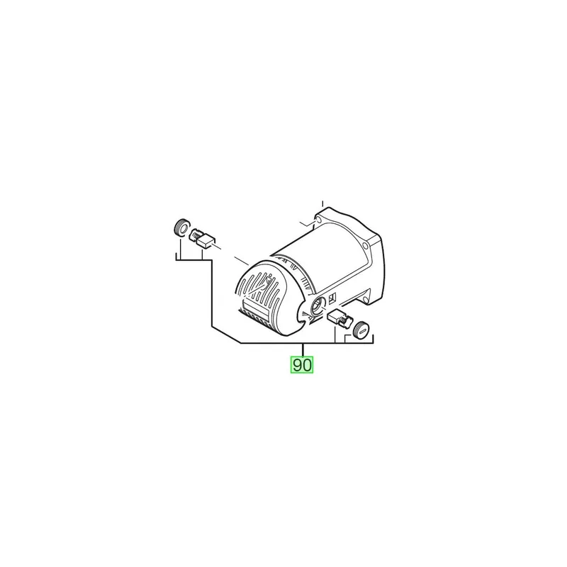 AEG Set de charbons scie radiale PS305DG (101603620)