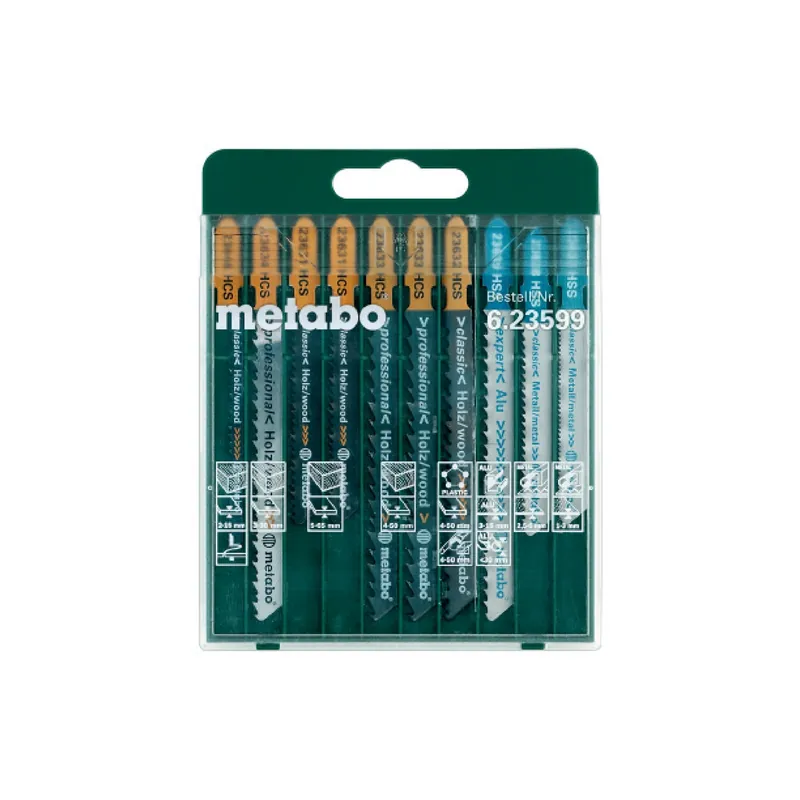 Metabo Assortiment de lames de scie sauteuse (623599000)