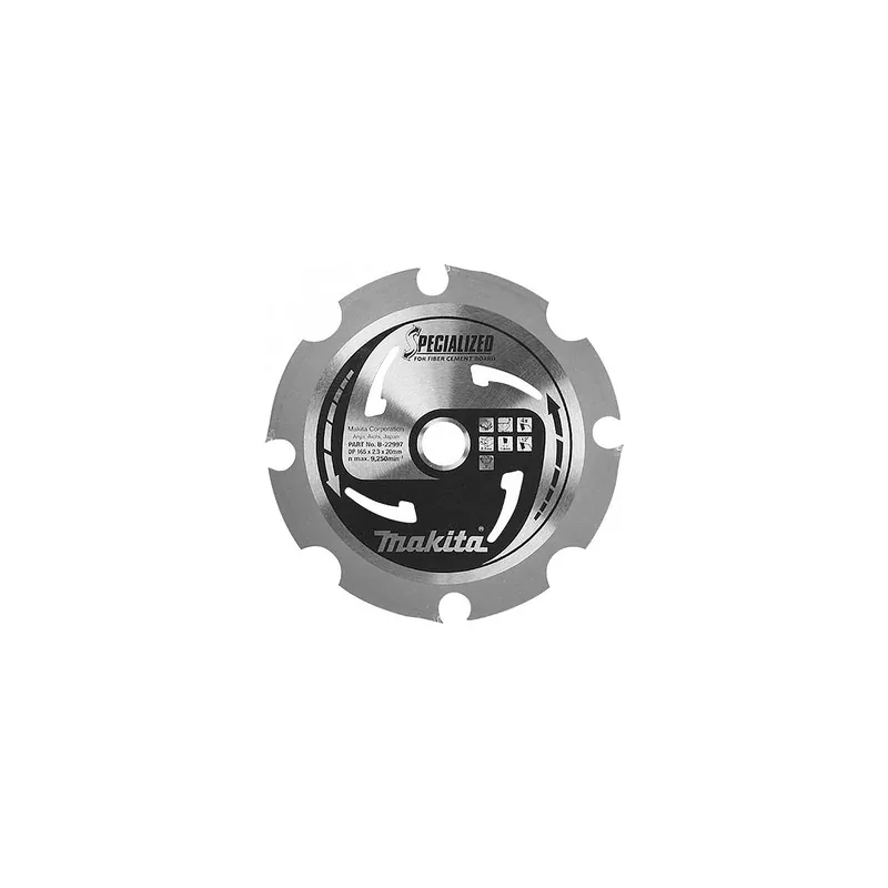 Makita B-23008 Lame Carbure Fibro-ciment ø190x30x2.3mm 4dts ‘‘Specialized‘‘
