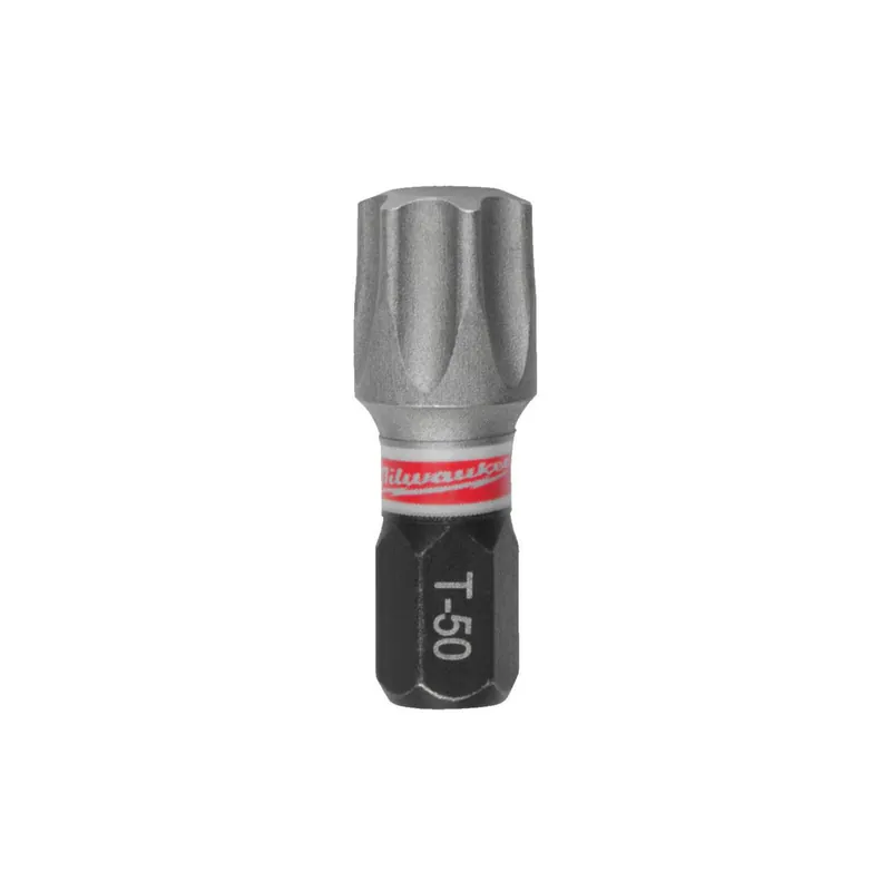 Milwaukee x3 Embouts Shockwave TX50 25mm de Vissage (4932500368)