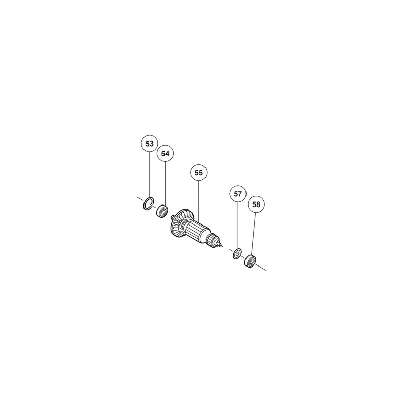 Hitachi 360814 Induit Perforateur 25V DH25DAL, DH25DL