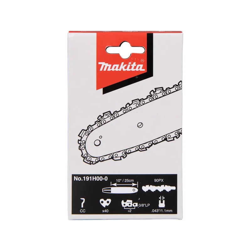 Makita Chaîne pour tronçonneuse 25cm 3/8" 1,1mm 90PX (191H00-0)