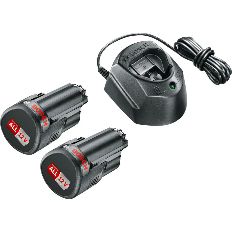 Bosch Starter set Batterie PBA 12V 2x2.0Ah W-B + chargeur GAL1210CV (1600A01L3E)
