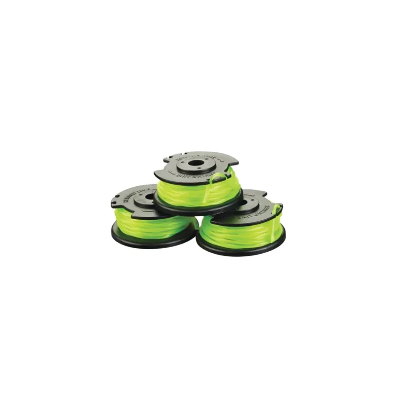 Ryobi RAC143 Lot 3 bobines simple fil torsadé Ø 2,0 mm pour coupe-bordures sur batterie (5132002770)