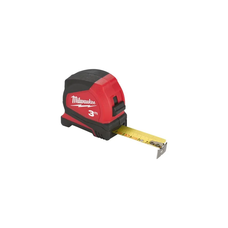 Milwaukee Mètre à ruban 3m professionnelle compacte (4932459591)