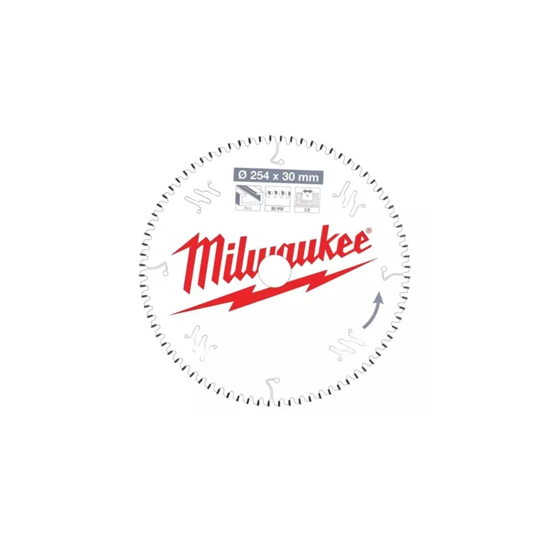Milwaukee Lame de scie circulaire Bois Ø254x30x60Dts (4932471320)