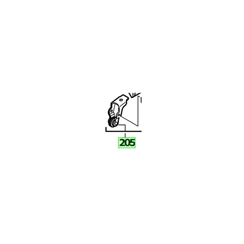 AEG Support Galet de scie sauteuse (4931468106)