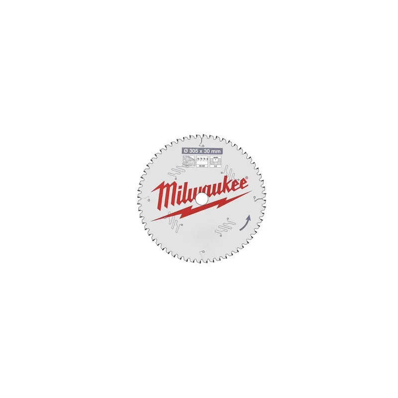 Milwaukee Lame de scie circulaire Bois Ø305x30x60Dts (4932471321)