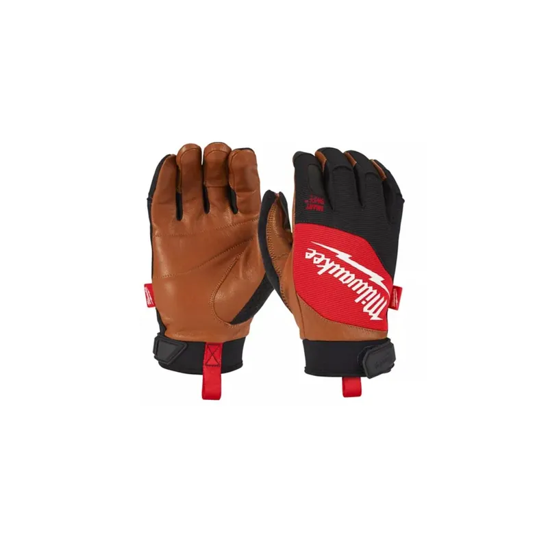 Milwaukee Gants de protection en cuir Hybrides (S/M/L/XL/XXL)