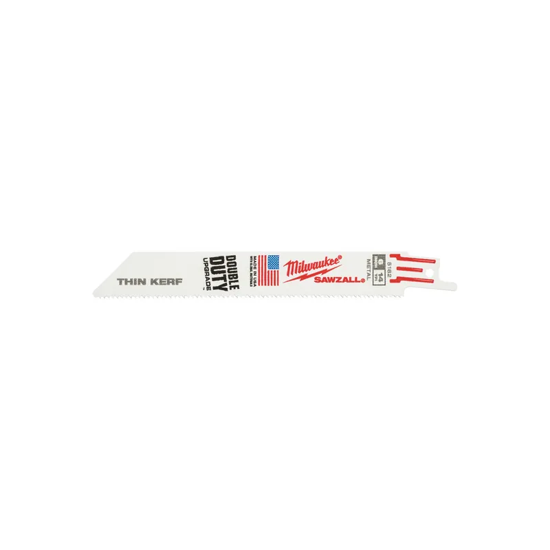 Milwaukee Lames (5x) de scie Sabre métal Sawzall 150mm x 1,8mm (48005182)