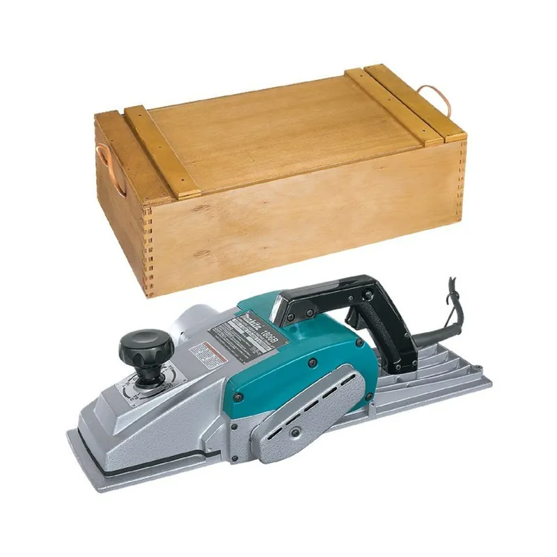 Makita 1806B Rabot de charpente 170mm 1700W avec caisse de transport en Bois