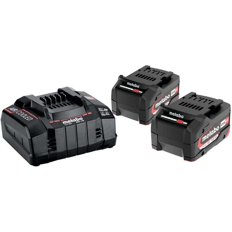 Metabo Set de base 18V 2x5.2Ah Li-ion Li-power avec chargeur rapide ASC 145 (685051000)