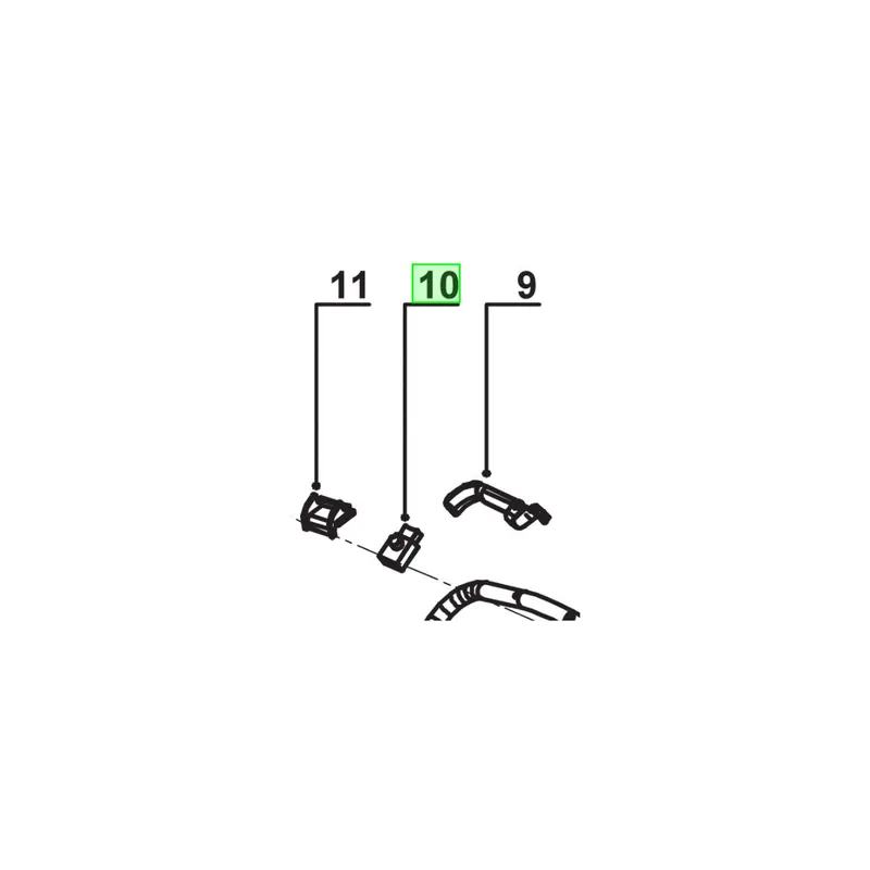 Ryobi Interrupteur de tondeuse RLM13E33S, RLM18C32, RLM3313, RLM3615, RLM4018 (5131037007)