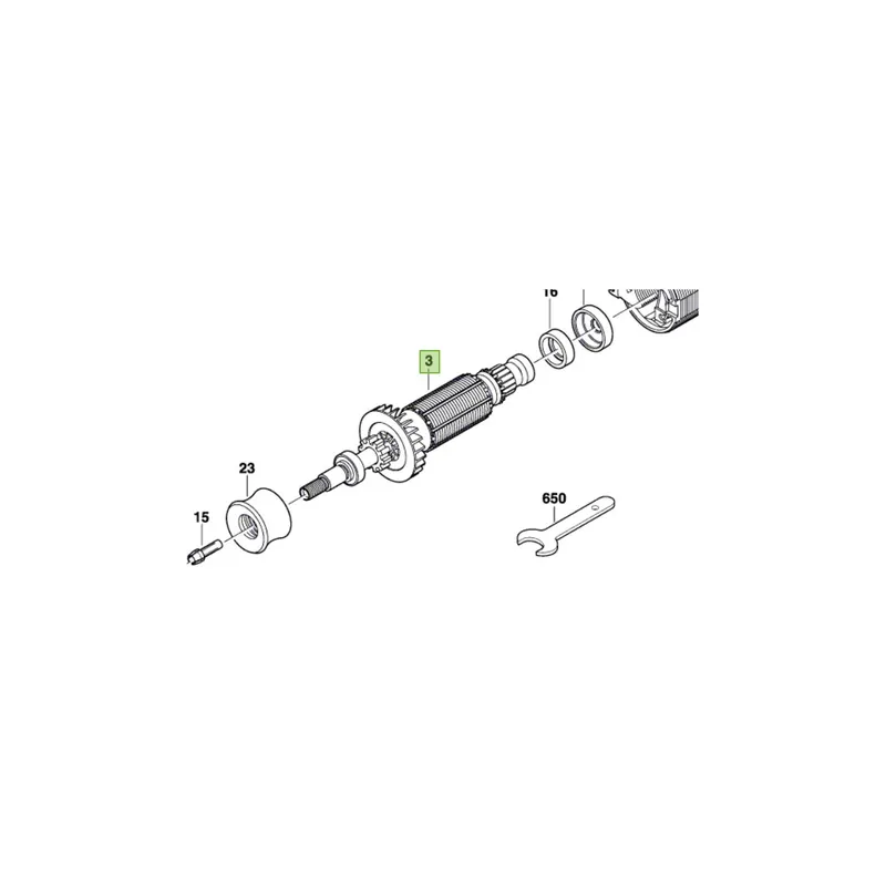 Dremel Induit pour Dremel 4000 (2610004557)