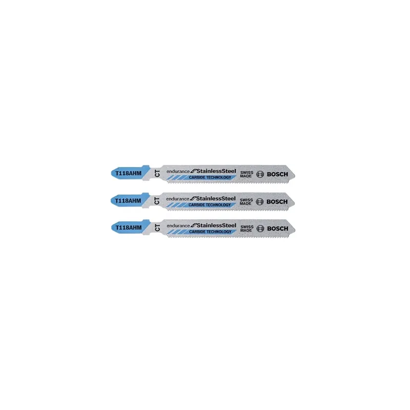 Bosch Lames de scie sauteuse inox T118AHM Expert for Stainless Steel (2608630663 - 2608900561)