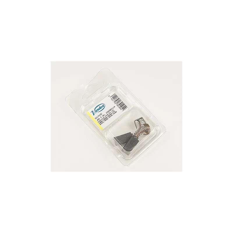 Virutex Jeu de 2 Balais, Charbons 3017005