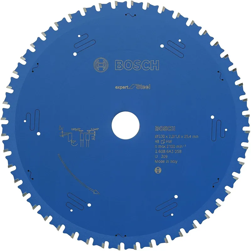 Bosch Lame de scie circulaire métal ø210mm 48Dts "Expert for Steel" (2608643057)