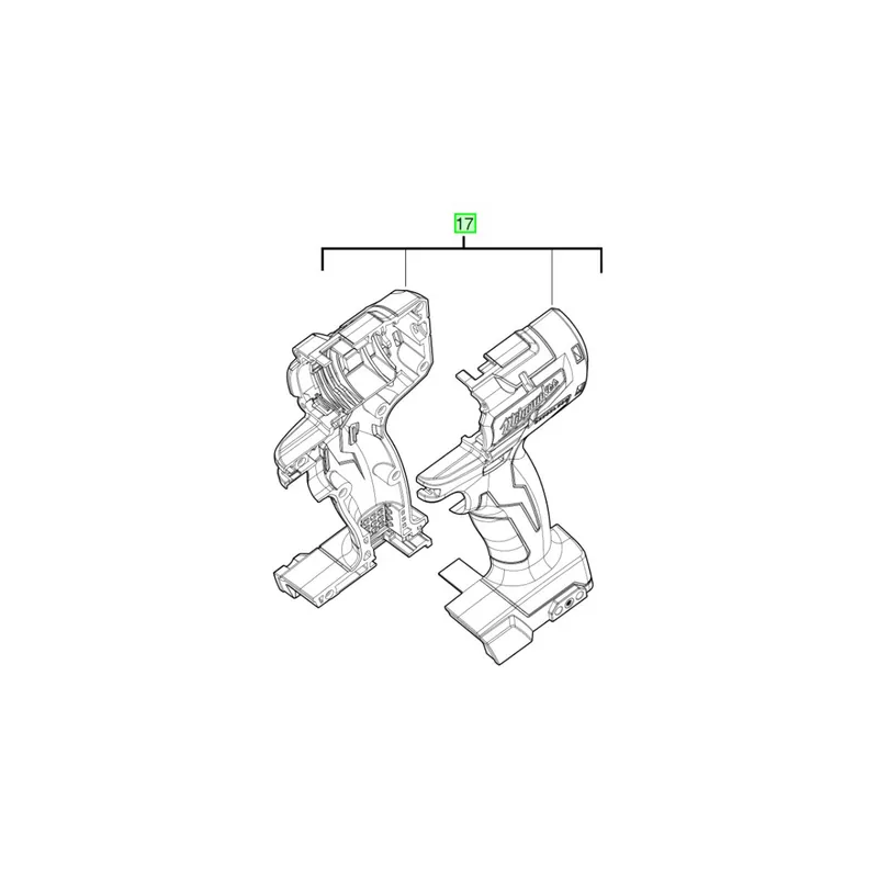 Milwaukee Carter pour perceuse M18CBLDD, M18CBLPD (4931465902)