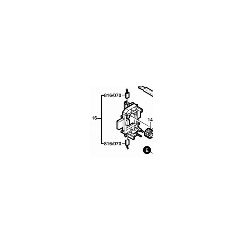 Bosch Paire de charbons avec support pour scie sauteuse et taille-haies (1600A012AZ)