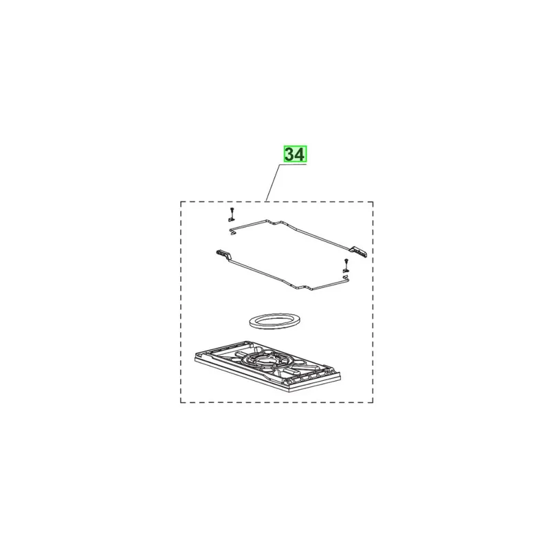 Ryobi Plateau de ponçage pour ponceuses EMS180, RMS170, RMS180, EMS170 (5131027530)