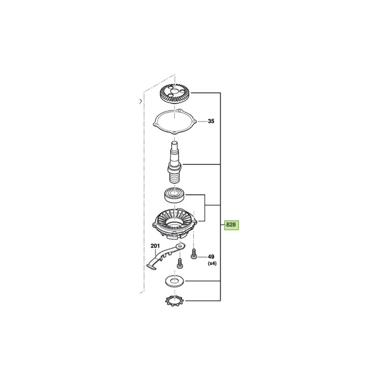 Bosch Flasque de palier pour meuleuse AdvancedGrind 18 (16058080CS)