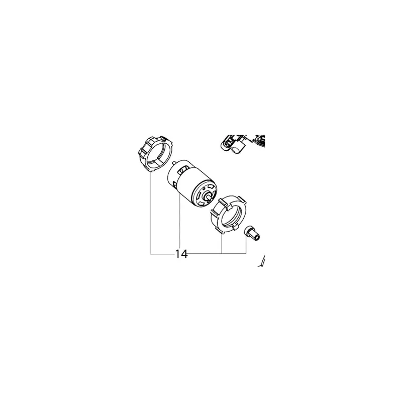 Metabo Moteur 18V pour souffleur AG18 (316093190)