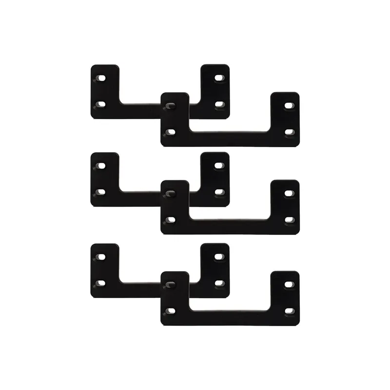 StealthMounts Cales de montage Packout Milwaukee 6-pack NOIR OM-CL-BLK-6