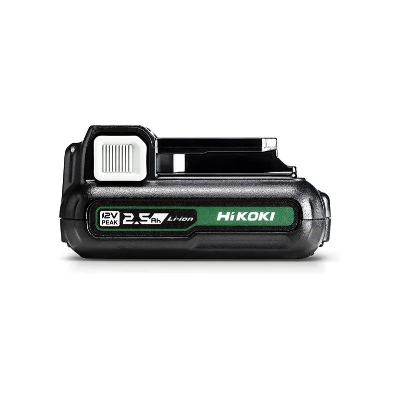 Hikoki Batterie à glissière Li-ion 12V 2.5Ah avec indicateur de charge BSL1225M (374954)