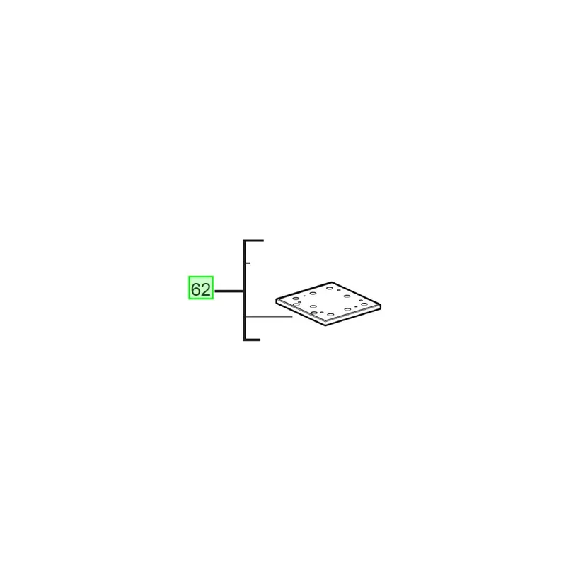 Milwaukee Plateau Mousse de ponçage rectangulaire pour ponceuse M18BQSS (4931494206)