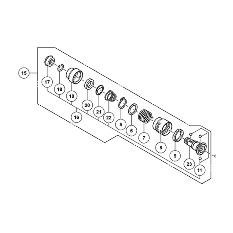 Hikoki Mandrin SDS+ pour perforateur DH28PMY & DH26PMC (375010)